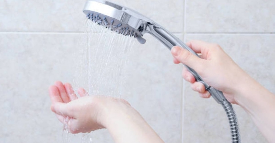 feeling shower water